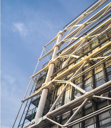 Modern construction building